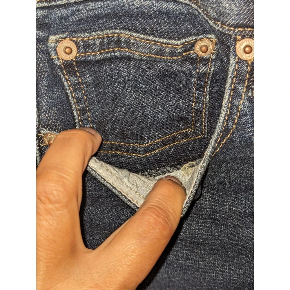 Calvin Klein High Rise Denim Mom‎ Shorts Dark Wash Classic Size 12 NWT
